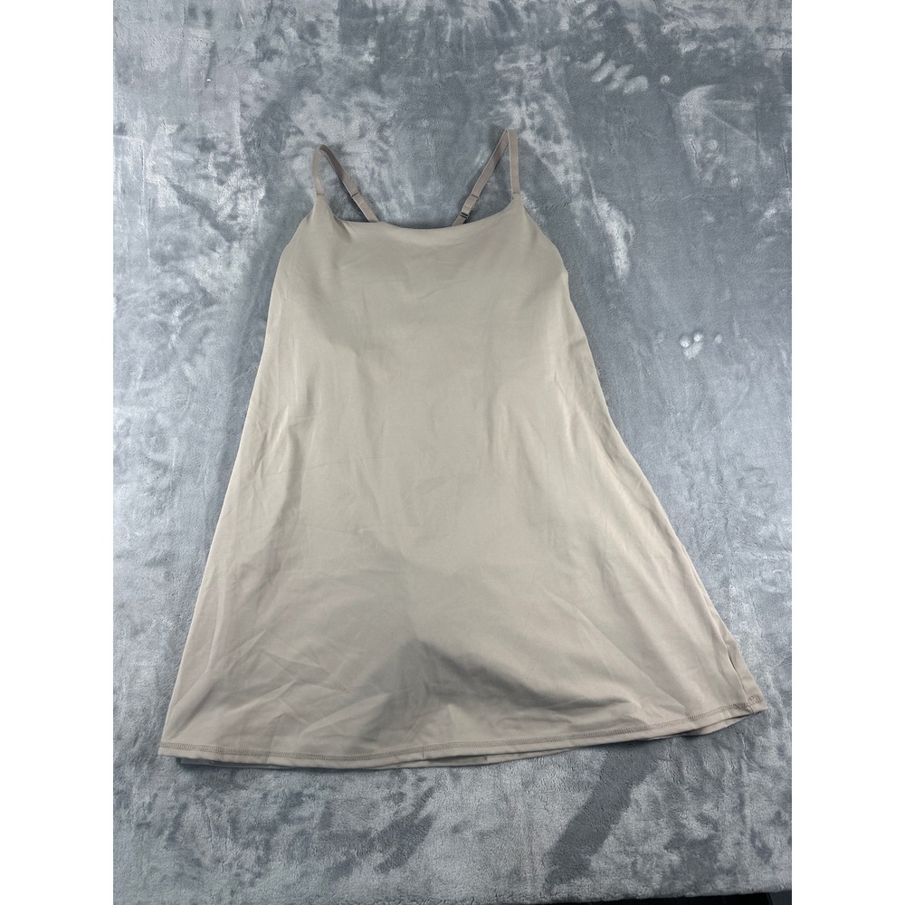 Danskin Nude/Taupe Mini Dress with Adjustable Straps
